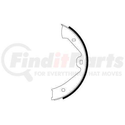 HELLA 355050221 Parking Brake Shoe Set