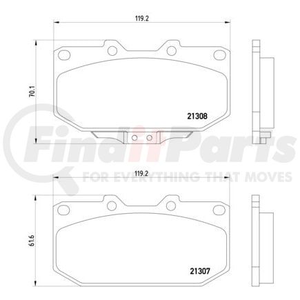 HELLA 355016791 Disc Brake Pad Set