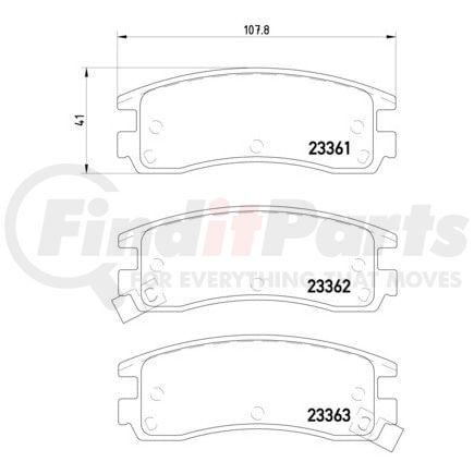 HELLA 355016961 Disc Brake Pad Set