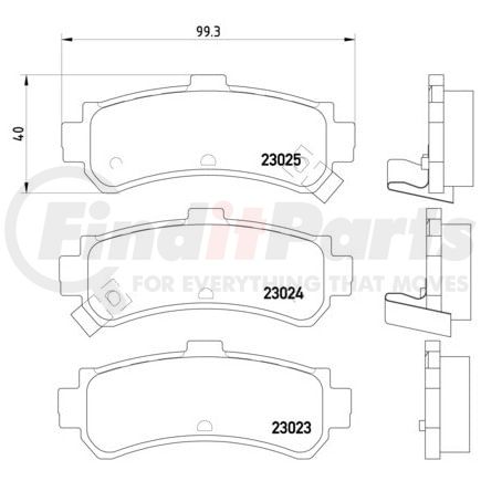 HELLA 355017191 Disc Brake Pad Set