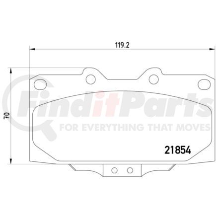 HELLA 355017211 Disc Brake Pad Set