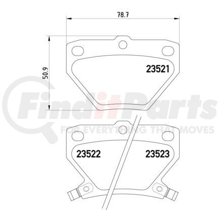 HELLA 355017221 Disc Brake Pad Set