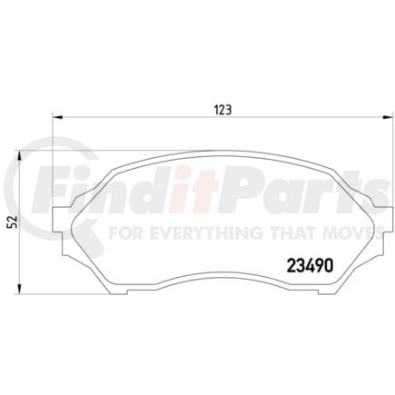 HELLA 355017281 Disc Brake Pad Set