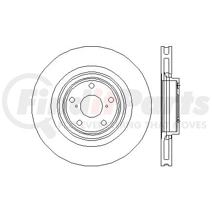 HELLA 355112871 Brake Rotor