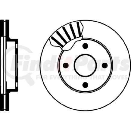HELLA 355104151 Brake Rotor