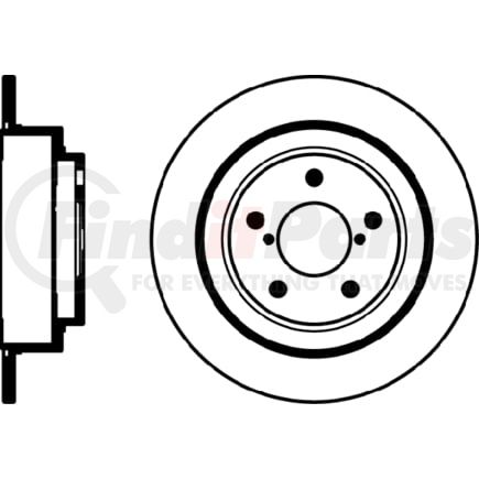 HELLA 355105331 Disc Brake Rotor