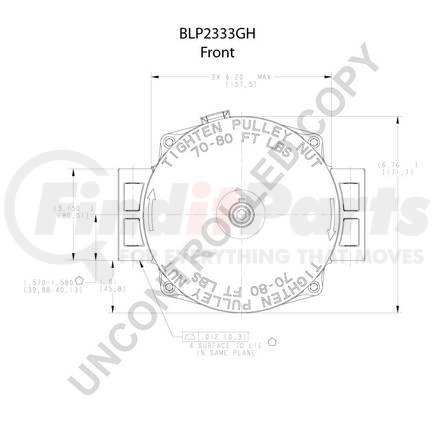 Leece Neville BLP2333GH Alternator - High Output