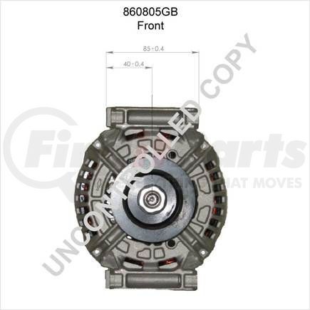 Leece Neville 860805GB High Output Alternator