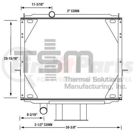 Thermal Solutions Mfg. 437173 Radiator + Cross Reference | FinditParts