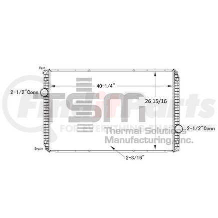 Thermal Solutions Mfg. 0437307P Radiator