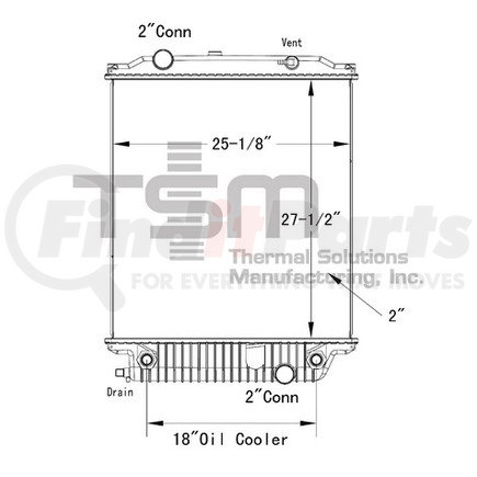 Thermal Solutions Mfg. 0437451P Radiator