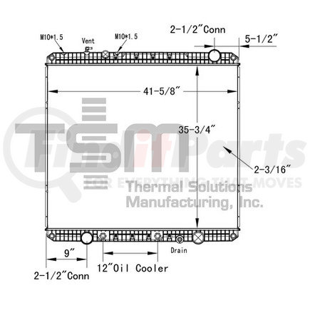 Thermal Solutions Mfg. 0437444P Radiator