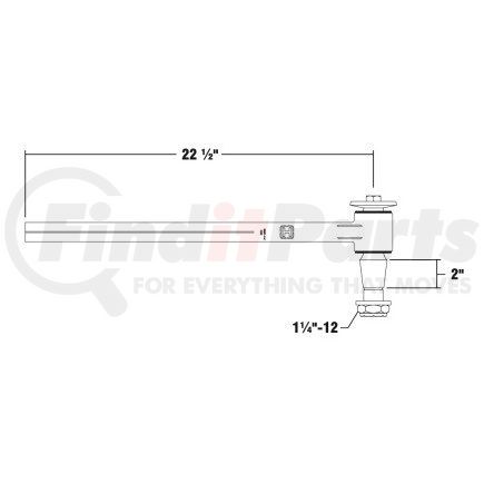 EUCLID E-10318 - suspension - torque rod