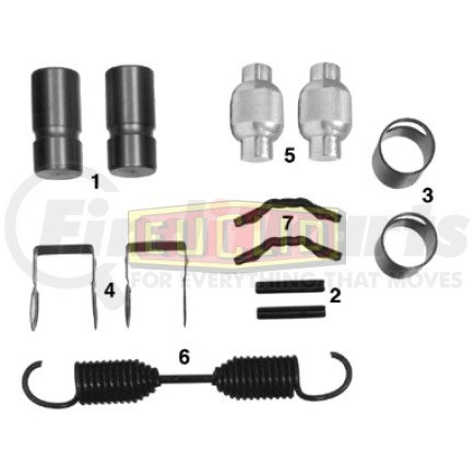 Euclid E-2121 Drum Brake Hardware Kit