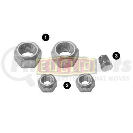 Euclid E14350 Air Spring Hardware Kit, Top Mount Only