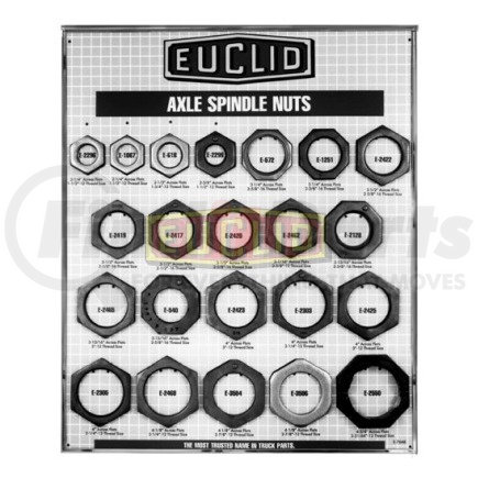 Euclid E-7647 WHEEL ATTACHING - SPINDLE NUT