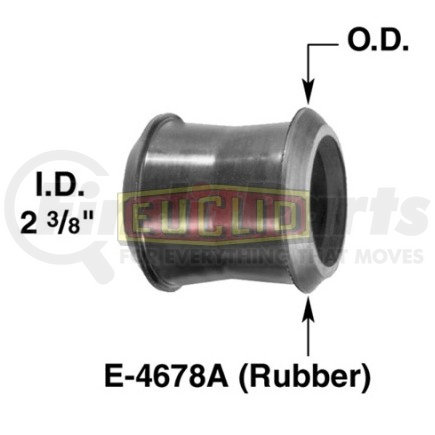 EUCLID E-8702 - torque arm bushing, rubber, oversized