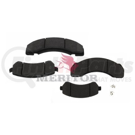 Meritor MD786 Disc Brake Pad Set - 9-34/64 in. Backing Plate Length, 5/16 in. Lining Length