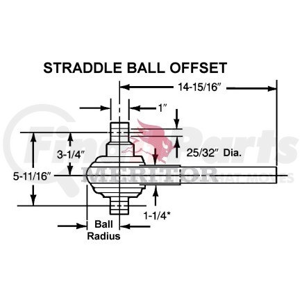 Meritor A   3106E 161 AY-TOR ROD END