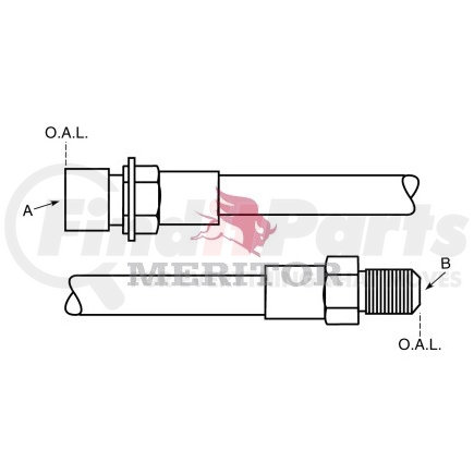 Meritor R4577512 Brake Hydraulic Hose