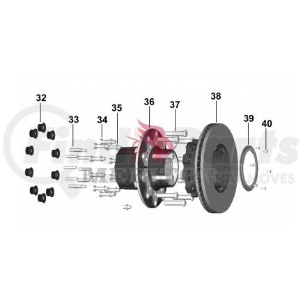 Meritor 16159921011 AY-HUB/ROTOR