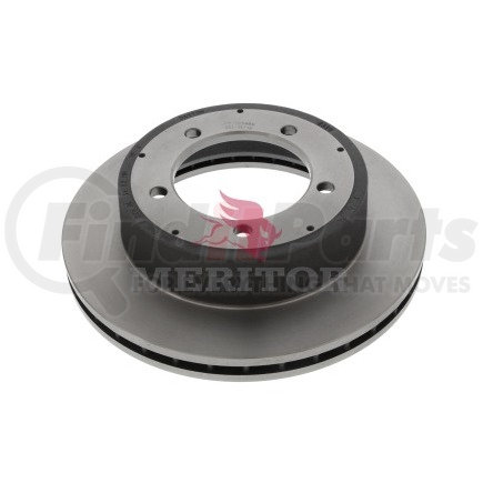 MERITOR 23123486002 - disc brake rotor - 14.75 in. outside diameter, hat shaped rotor | disc brake rotor