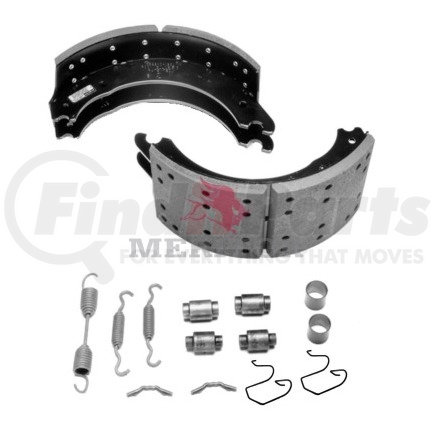 Meritor KMG2L4707QP New Drum Brake Shoe and Lining Kit - Lined