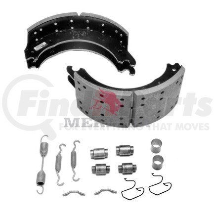 Meritor KMG2L4707QP Drum Brake Shoe and Lining Kit - 7.00" Width, Platinum Shield III Coating, for 16.50" Brake