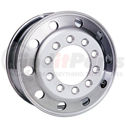 Accuride 27599SP Aluminum Wheel - 24.5" x 8.25", Standard Polish