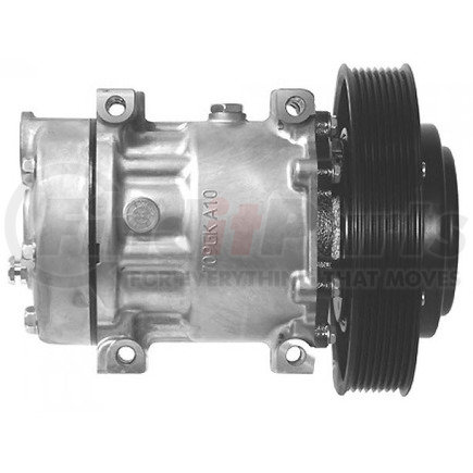 MEI 03-1201 5404 Sanden Compressor Model 7H15SPRHD 12V R134a with 180mm 8Gr Clutch and WV Head