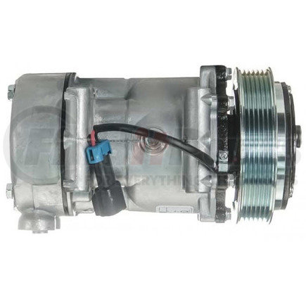 MEI 03-1405 5366 Truck Air Sanden Compressor Model SD7H15HD 12V R134a with 125mm 6Gr Clutch and GQ Head