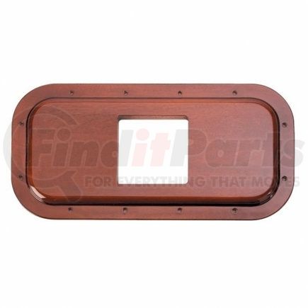 United Pacific 88046 Transmission Shift Lever Plate Base Cover - Wood, 4-7/8" x 4-13/16" Opening