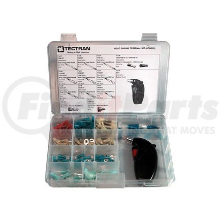 Tectran 99089 Storage Container - Plastic, for Assorted Heat Shrink Wire Terminals