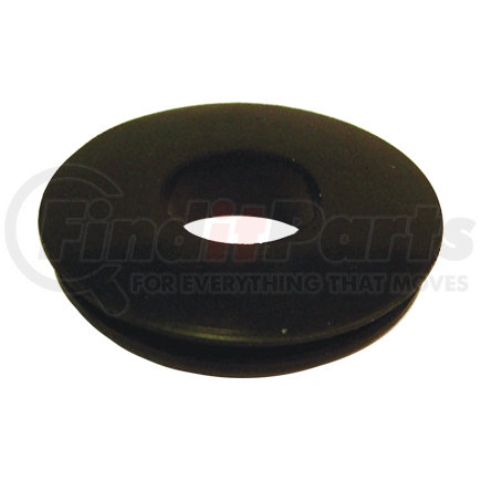 Tectran 16008 Air Brake Gladhand Seal - Rubber, Full Faced, Emergency, 45 deg. without Filter