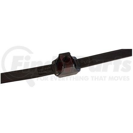 Tectran 44151 Cable Tie - 13 in. Length x 0.5 in Width, Black, Dual Clamp