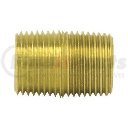 Tectran 88093 Air Brake Pipe Nipple - Brass, 1/8 inches Pipe Thread, Closed Type