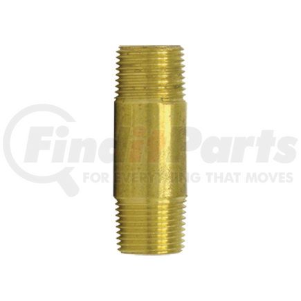 Tectran 88106 Air Brake Pipe Nipple - Brass, 1/4 in. Pipe Thread, 1-1/2 in. Long Nipple