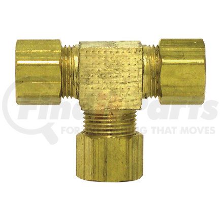 Tectran 88266 Compression Fitting - Brass, 3/8 inches Tube Size, Union Tee