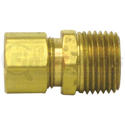 Tectran 88315 Compression Fitting - Brass, 1/2 in. Tube, 1/2 in. Thread, Male Connector