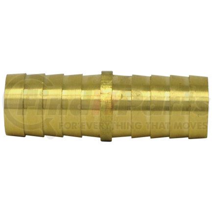 Tectran 89038 Air Brake Pipe Coupling - Brass, 5/8 inches Hose I.D, Round Shoulder