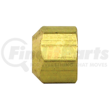 Tectran 89352 Flare Fitting - Brass, Cap Nut, 1/4, inches Tube