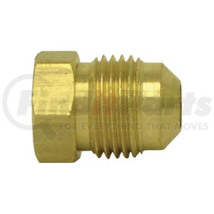 Tectran 89366 Flare Fitting - Brass, 1/2 inches Tube Size, Seal Plug