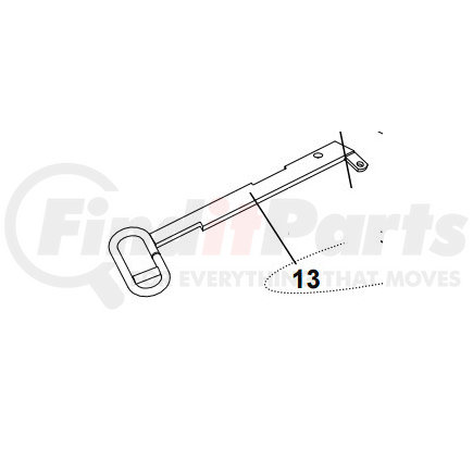 JOST SK73105-15 Fifth Wheel Release Lever Retainer