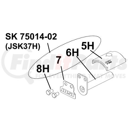 JOST SK75014-02 Fifth Wheel Fitting - Collar
