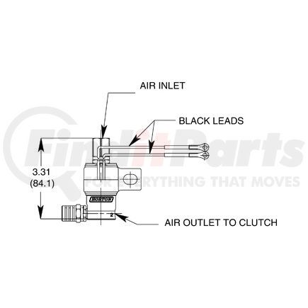 Horton 993292 Fan Clutch Solenoid Valve