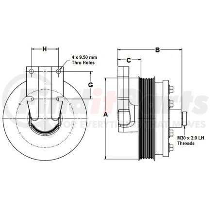 Horton 992192 Drive Hub