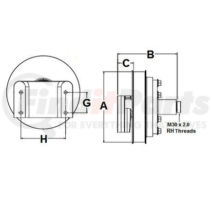 Horton 992187 Drive Hub