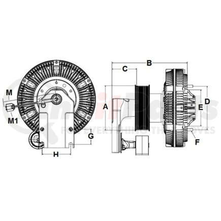 Horton 9910150 RCV250 Fully-Variable Fan Drive