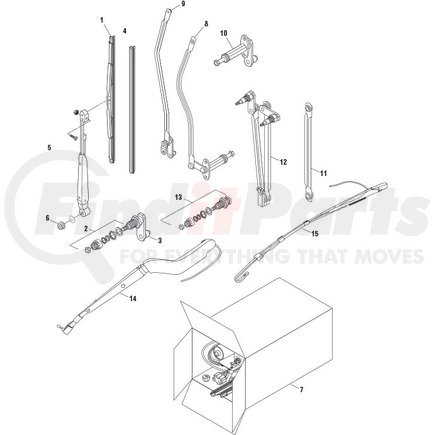 Windshield Wiper Arm, Blade, and Related Components