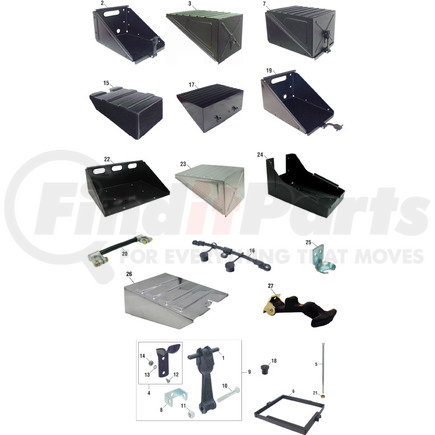PAI FKT-4602 LATCH,BAT.BOX